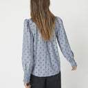 Co Couture TrixieCC Dot V-Shirt Blue