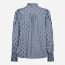Co Couture TrixieCC Dot V-Shirt Blue