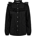 Co Couture TuneCC Frill Shirt Black - J BY J Fashion