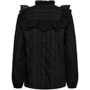 Co Couture TuneCC Frill Shirt Black - J BY J Fashion