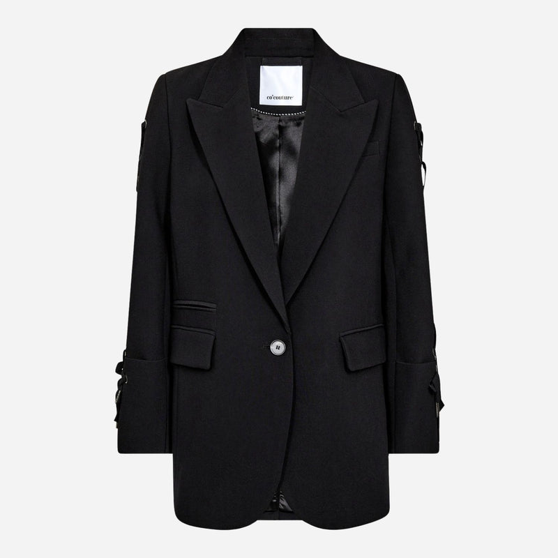 Co Couture VolaCC Eyelet Blazer Black
