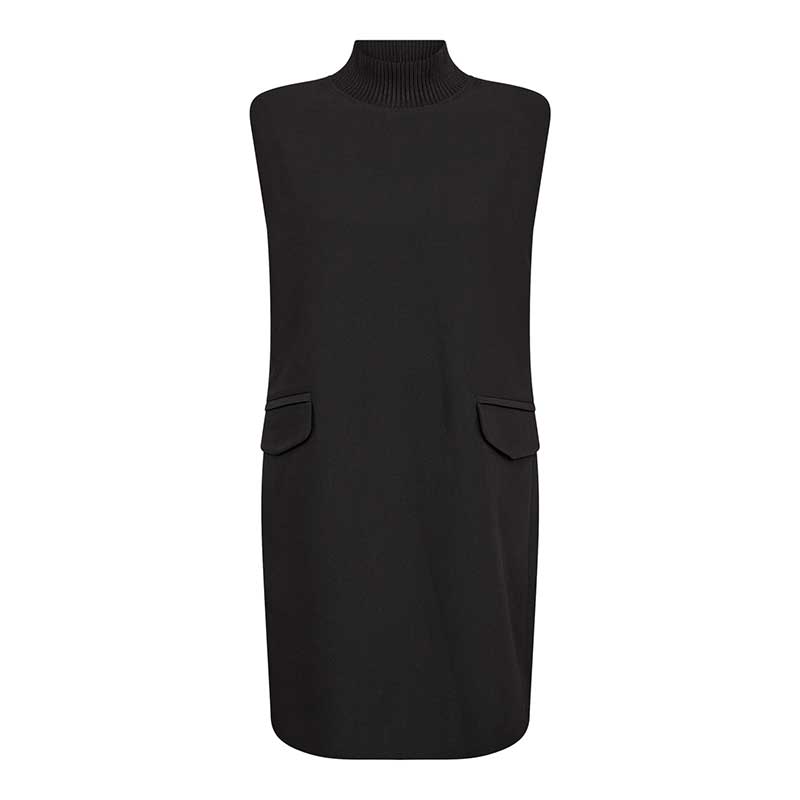Co Couture VolaCC Rib Turtleneck Dress Sort