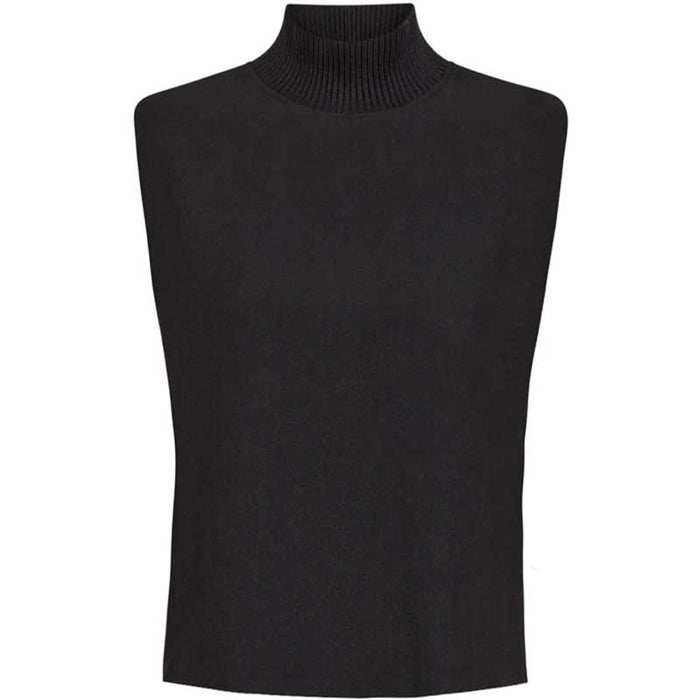 Co Couture VolaCC Rib Turtleneck Vest Sort