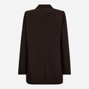 Co Couture VolaCC Single Oversize Blazer Dark Brown