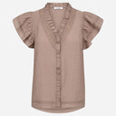 Co Couture AlisaCC Lace Top Walnut
