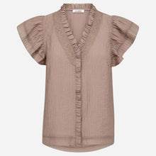 Co Couture AlisaCC Lace Top Walnut