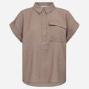 Co Couture AlisaCC Top Walnut