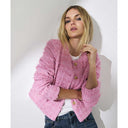 Co Couture CalaCC Check Boucle Jacket Candyfloss - J BY J Fashion