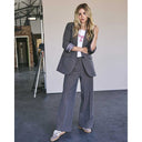 Co Couture CobyCC Pin Wide Pant Oak - J BY J Fashion