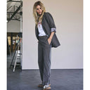 Co Couture CobyCC Pin Wide Pant Oak - J BY J Fashion