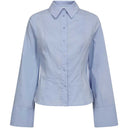 Co Couture SannaCC Bell Sleeve Shirt Pale Blue