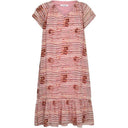 Co Couture Sunrise Crop TieCC Line Dress Lyserød