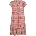 Co Couture Sunrise Crop TieCC Line Dress Lyserød