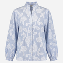 Continue Iris Emb Shirt Blue Stripe