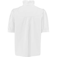 Continue 14450 Ariana SS Poplin Shirt Hvid - J BY J Fashion