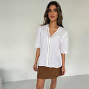 Continue Daisy Blouse White