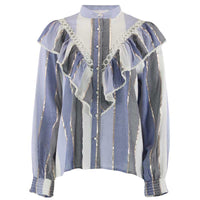 Continue Jill Shirt Blue Stripe