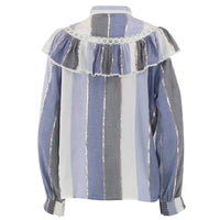 Continue Jill Shirt Blue Stripe