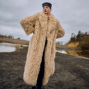 Copenhagen Muse CMFurly Coat Jet Stream Melange