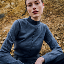 Copenhagen Muse CMKenna Pullover Gray Pinstripe