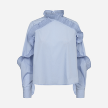 Copenhagen Muse CMPleat Blouse Brunnera Blue