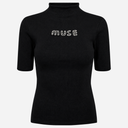 Copenhagen Muse Siv t-shirt i sort-1