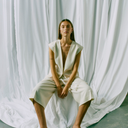 Copenhagen Muse CMTailor Bermuda Lenght Pants Jet Stream