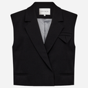 Copenhagen Muse Tailor Short vest i sort-1