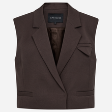 Copenhagen Muse Tailor Short vest i brun-1