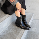 Copenhagen Shoes The Walking Boot Patent Black