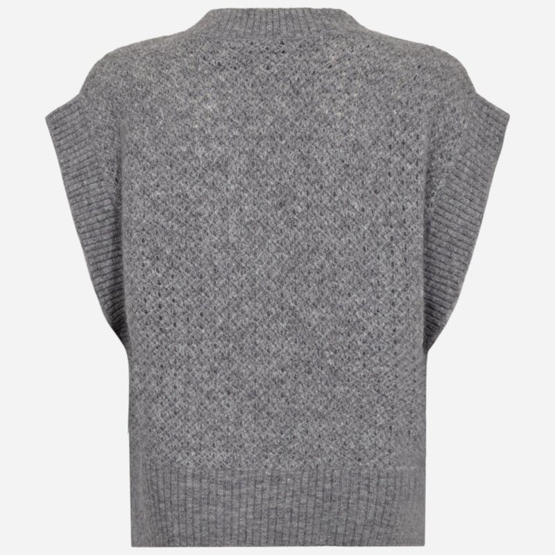Copenhagen Muse CMIbra Waistcoat Medium Grey Melange