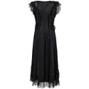 Copenhagen Muse CMMarta Long Dress With Frill Black