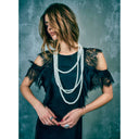 Copenhagen Muse CMMarta Long Dress With Frill Black