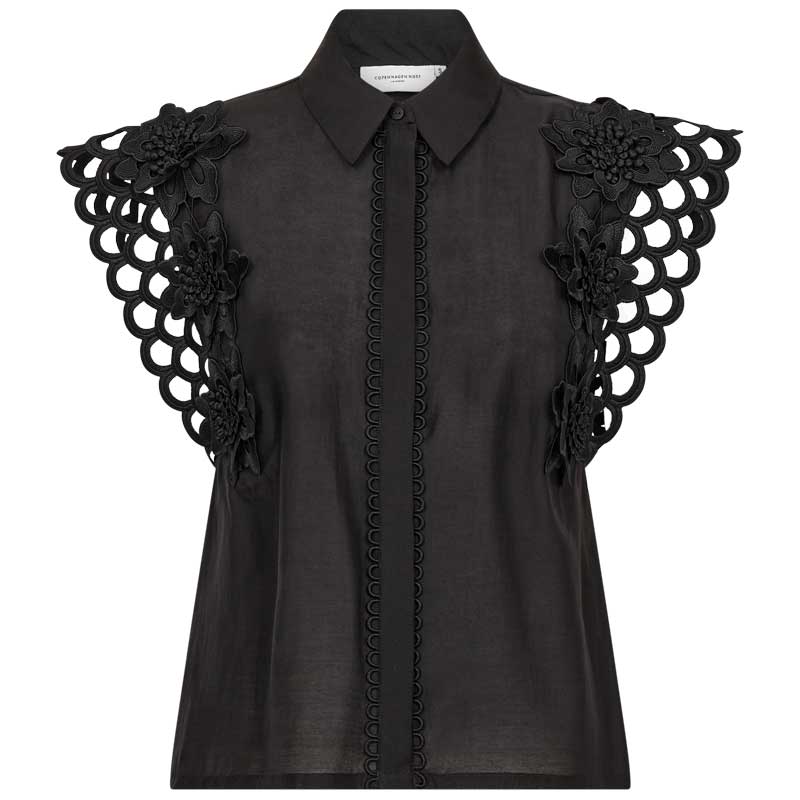 Copenhagen Muse CMMolly Shirt With Lace Black