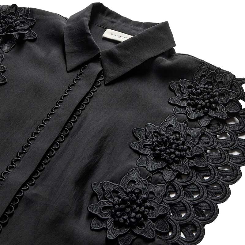 Copenhagen Muse CMMolly Shirt With Lace Black