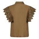 Copenhagen Muse CMMolly Shirt With Lace Military Olive