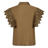 Copenhagen Muse CMMolly Shirt With Lace Military Olive
