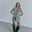 Copenhagen Muse CMRubi Oversize Waistcoat Jet Stream