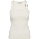 Copenhagen Muse CMSIV Ribbed Jersey Top W. Ring Jet Stream