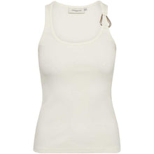 Copenhagen Muse CMSIV Ribbed Jersey Top W. Ring Jet Stream