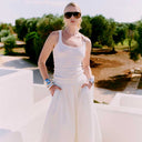 Copenhagen Muse CMSIV Ribbed Jersey Top W. Ring Jet Stream