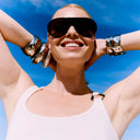 Copenhagen Muse CMSIV Ribbed Jersey Top W. Ring Jet Stream