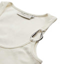 Copenhagen Muse CMSIV Ribbed Jersey Top W. Ring Jet Stream