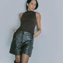 Copenhagen Muse CMSiv Ribbed Top Mole