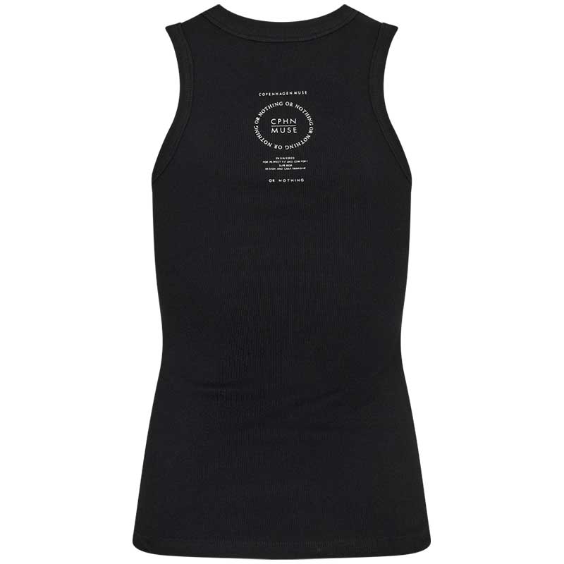 Copenhagen Muse CMSiv Slim Fit Tank Top Black - J BY J Fashion
