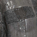 Copenhagen Muse CMTrucker Jacket Sequince Jacket Silver - J BY J Fashion