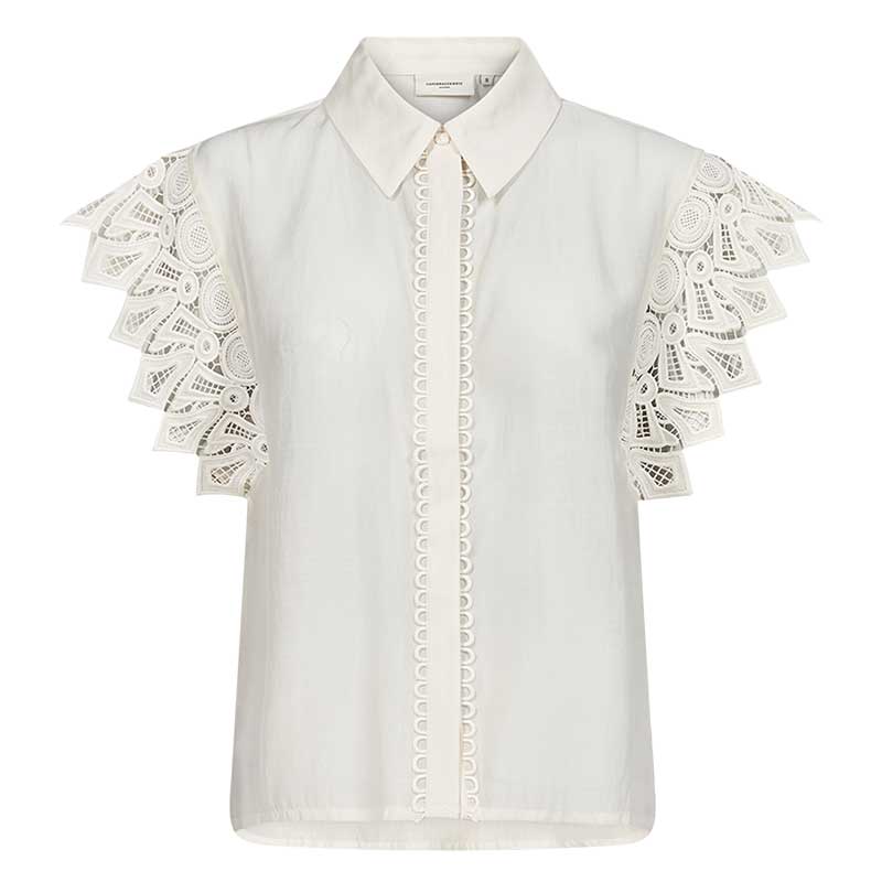 Copenhagen Muse CMMolly Shirt With Lace Jet Stream