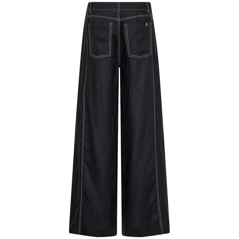Copenhagen Muse CMNatuli Pants With Heavy Stitch Black