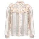 Costamani Chiffon Shirt Off White - J BY J Fashion
