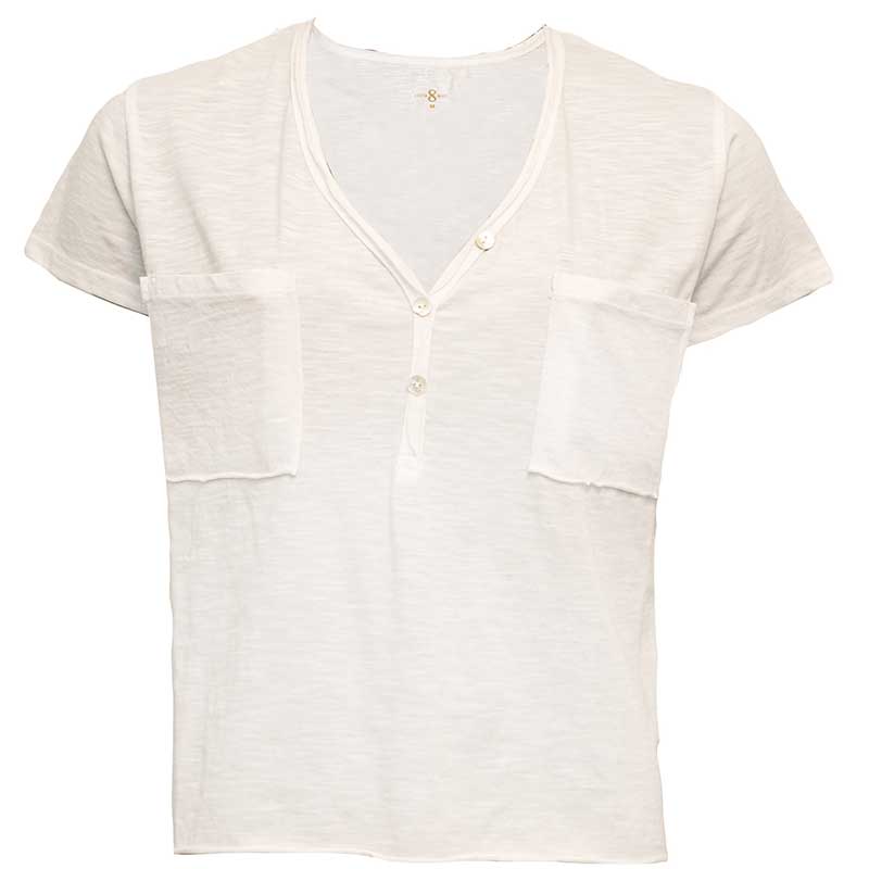 Costamani Pocket Tee White